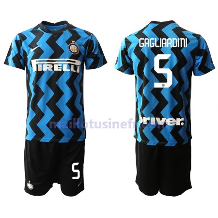 Maillot de Foot Inter Milan Roberto Gagliardini 5 Domicile 2020-21 - Enfant